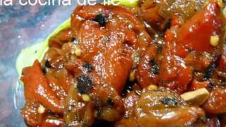 LA COCINA DE ILE  Morrones o pimientos caramelizados [upl. by Alyahs]