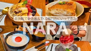 【奈良奈良市】堀内果実園でアサイーボウル！🍑かき氷＆TKG専門店で極厚角煮丼を食べる巻き [upl. by Doreg]