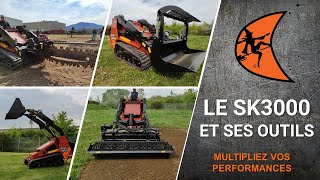 La polyvalence du SK3000 Ditch Witch® [upl. by Kinson371]