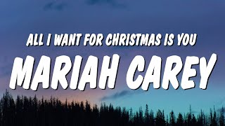 Mariah Carey  All I Want For Christmas Is You Lyrics [upl. by Black]