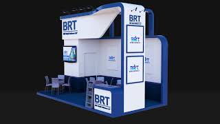 3D Exhibition Stall Designs by BRT Multi Software [upl. by Treblihp]