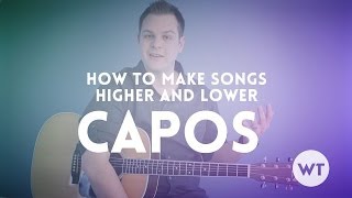 Capos Pt 2 How to make songs high and lower using a capo [upl. by Jennee429]