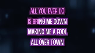 All You Ever Do Is Bring Me Down Karaoke  The Mavericks [upl. by Michaud]