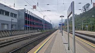 Einfahrt des SonderSchnellzug 17373 am 26102023 in Leoben Hbf [upl. by Gothurd10]