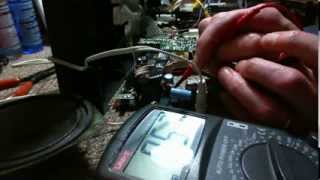 Sony ICF 2001 Video 19  Testing After Fixing the Power Switch [upl. by Aimit]