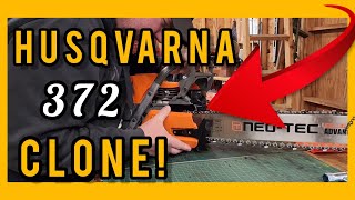 Neotec NH872 Unboxing Assembly and First Run Husqvarna 372xp Clone Chainsaw [upl. by Mellen897]