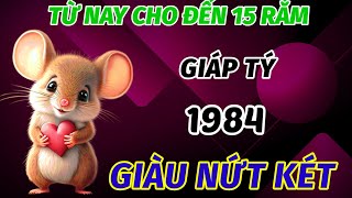 THỜI ĐIỂM CÓ DẤU HIỆU VÀNG TỪ NAY CHO ĐẾN 15 RẰM TUỔI GIÁP TÝ SINH 1984 TRỜI PHẬT ĐỘ VẬN SỐ CỰC MAY [upl. by Margalit722]