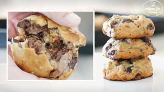 르뱅쿠키 뉴욕에서 대박난 르뱅베이커리 쿠키 레시피 르뱅쿠키 만들기 levain bakery cookie recipe 초코칩쿠키 홈베이킹  쿠킹씨 cooking see [upl. by Naesad]