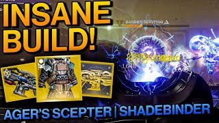 Destiny 2 NEW Agers Scepter and Shadebinder Warlock Build  INSANE EMPOWERED Agers Scepter Build [upl. by Airtal957]