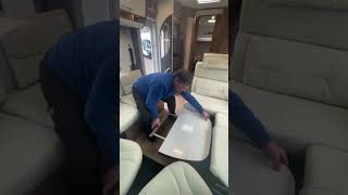 How To Make Single Bed In A Class Motorhome shorts [upl. by Karp]