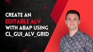 How to create an editable ALV in SAP ABAP using CLGUIALVGRID 2024 [upl. by Llenrahc17]