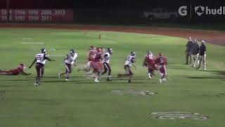 Jody Easter  2020  Junior Season Football Highlights [upl. by Urania]