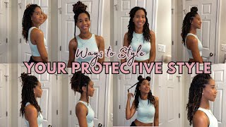 How to Style Passion Twist  Quick Easy Ways to Style Spring Twists amp Box Braids  Protective Styles [upl. by Blase]