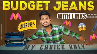 Best budget jeans for myntra  my choice [upl. by Arratoon]