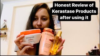 Review of Kerastase shampoo for thin hair frizzy hair and dry hair kerastase kerastaseparis hair [upl. by Hilar]