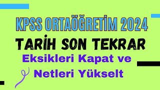 11 KPSS ORTAÖĞRETİM 2024  Tarih Son Tekrar  Tüm Konular kpss kpssortaöğretim [upl. by Dre258]