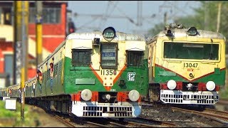 Down Electric multiple unit near Ranaghat Railway station [upl. by Nhaj]