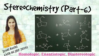 Stereochemistry Part6 Tricks to identify homotopic enantiotopic diastereotopic protons [upl. by Burrow]