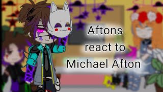 Aftons react to Michael Afton  GlamMike AU  Gacha Plus  FandLove  Read the description [upl. by Yral]