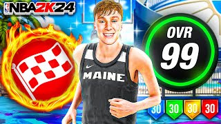 COOPER FLAGG BUILD is UNSTOPPABLE at the PARK in NBA2K24 [upl. by Devon]