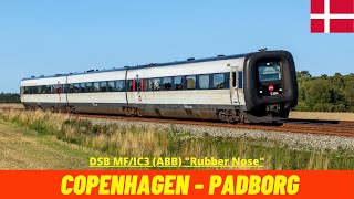 Cab Ride Copenhagen  Padborg DSB Denmark train drivers view 4K [upl. by Yart]