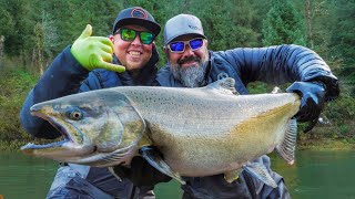 BOBBER DOWNS Coastal King Salmon Fishing Beatdown [upl. by Anwahsiek333]