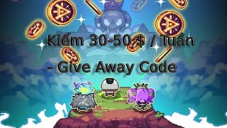 Pixel Heroes Adventure  Cách kiếm 30  50 1 Tuần  Giveaway 5 H Code [upl. by Ahseinad]