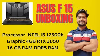 Asus F15 tuf gaming review 16 GB RAM 4 GB 3050 GRAPHICS 12500H i5 PROCESSOR [upl. by Bolton70]