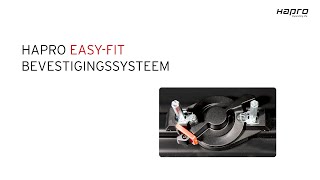 Hapro EasyFit snelbevestigingssysteem NL [upl. by Soloma]