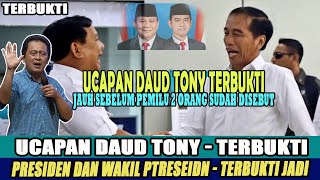 NGERI UCAPAN DAUD TONY TERBUKTI JADI  DUNIA GEMPAR [upl. by Ansel178]