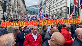 Tommy Robinson March in London  View from the thick of it  2024 [upl. by Rellim]