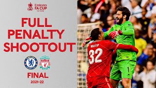 FULL Penalty Shootout amp Trophy Lift  Chelsea v Liverpool  Emirates FA Cup Final 2122 [upl. by Zetnom299]