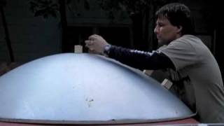 PART 2 PARABOLIC TROUGH DIY reflective mirror HUGE SOLAR REFLECTOR [upl. by Yrak838]