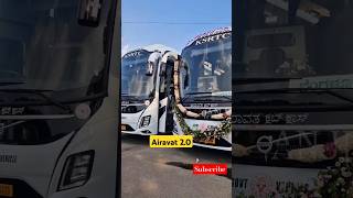 New Airavat Club Class 20 Volvo Bus shorts bus ksrtc ytshorts [upl. by Ogilvie345]