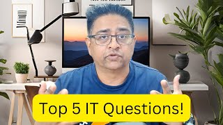 5 Common IT Interview Questions and Answer  Tips from an IT Manager  IT Edge with Asim [upl. by Shulins]