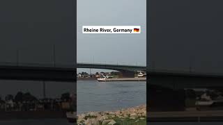 Rheine River of Düsseldorf Germany 🇩🇪 rheine dusseldorf germany shorts viralvideo [upl. by Alon203]