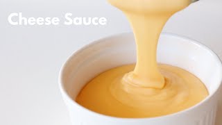 EASY HOMEMADE CHEESE SAUCE RECIPE  NACHO CHEESE SAUCE RECIPE [upl. by Yule]