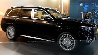 NEW 2025 Mercedes Maybach GLS 600 Black Luxury SUV  Exterior and Interior 4K [upl. by Anelys972]