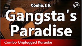 Coolio LV  Gangstas Paradise karaoke acoustic [upl. by Rego]