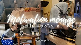 MA ROUTINE MÉNAGE QUOTIDIENNE 🧽 organisation amp motivation [upl. by Anneehs]