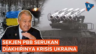 2 Tahun Invasi Rusia Sekjen PBB Serukan Akhiri Krisis Ukraina [upl. by Anoirb]