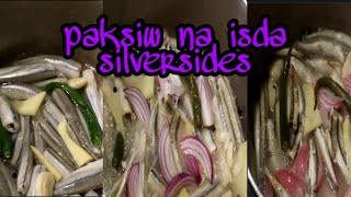 Paksiw na isda  silversides fish paksiwsimple cooking by dhonz [upl. by Agustin]