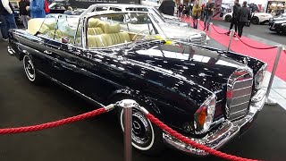 1969 MercedesBenz 280 SE Cabriolet  Exterior and Interior  Retro Classics Bavaria Nürnberg 2022 [upl. by Platas]