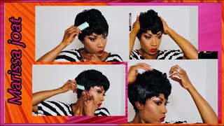 27 pieces Quick Weave Mohawk Wig DIY [upl. by Sunil227]