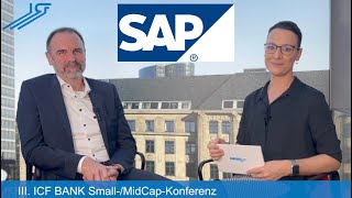 SAP SE  III ICF BANK SmallMidCapKonferenz [upl. by Nyleuqcaj401]