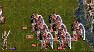 Heroes III Fighting 35k Archangels [upl. by Celestyna]