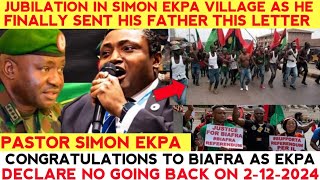 🔴 NOVEMBER 1ST SIMON EKPA BROADCAST AS HE DECLARE NO GOING BACK ON DEC 2ND 2024 [upl. by Fidele343]