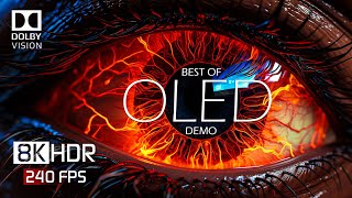 8K HDR 240 FPS Dolby Vision  Special OLED Demo [upl. by Saffren]