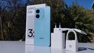 OPPO A3X UNBOXING AND FIRST IMPRESSIONS NO SOUND [upl. by Oniskey]