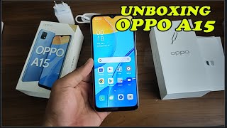 UNBOXING OPPO A15 INDONESIA [upl. by Esilanna]